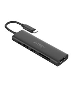 Купить Разветвитель A4-Tech DST-60C 2 порта USB-C, серый, изображение 6 в интернет-магазине Irkshop.ru