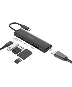 Купить Разветвитель A4-Tech DST-60C 2 порта USB-C, серый в интернет-магазине Irkshop.ru