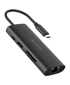 Купить Разветвитель A4-Tech DST-80C 2 порта USB-C, серый, изображение 5 в интернет-магазине Irkshop.ru