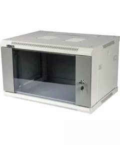 Купить Шкаф настенный Lanmaster TWT-CBWPG-12U-6x6-GY серия Pro, 12U 600x600, стеклянная дверь в интернет-магазине Irkshop.ru