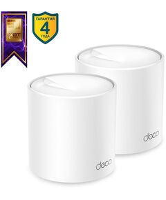 Купить Домашняя Mesh Wi-Fi 6 система TP-Link Deco X50(2-pack) AX3000, 2 устройства, изображение 5 в интернет-магазине Irkshop.ru