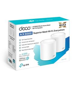 Купить Домашняя Mesh Wi-Fi 6 система TP-Link Deco X50(2-pack) AX3000, 2 устройства, изображение 7 в интернет-магазине Irkshop.ru