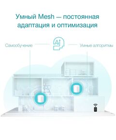 Купить Домашняя Mesh Wi-Fi 6 система TP-Link Deco X50(2-pack) AX3000, 2 устройства, изображение 2 в интернет-магазине Irkshop.ru