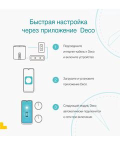 Купить Домашняя Mesh Wi-Fi 6 система TP-Link Deco X50(2-pack) AX3000, 2 устройства, изображение 8 в интернет-магазине Irkshop.ru