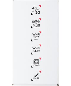 Купить Интернет-центр TCL Linkhub HH63 100/1000/10000BASE-T/3G/4G/4G+ cat.6 белый [HH63V1-2BLCRU1-1], изображение 15 в интернет-магазине Irkshop.ru