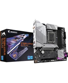 Купить Материнская плата GigaByte B760M AORUS ELITE AX Soc-1700 Intel B760 4xDDR5 mATX AC97 8ch(7.1) 2.5Gg RAID+HDMI+DP, изображение 6 в интернет-магазине Irkshop.ru