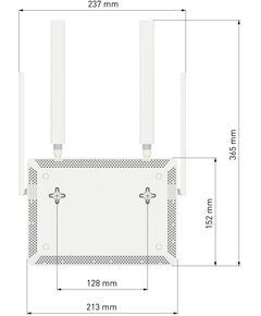 Купить Роутер беспроводной Keenetic Skipper 4G KN-2910 AC1200 10/100/1000BASE-TX/4G cat.4 серый, изображение 7 в интернет-магазине Irkshop.ru