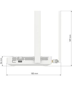 Купить Роутер беспроводной Keenetic Skipper 4G KN-2910 AC1200 10/100/1000BASE-TX/4G cat.4 серый, изображение 8 в интернет-магазине Irkshop.ru