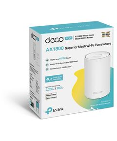 Купить Домашняя Mesh Wi-Fi система с поддержкой 4G+ TP-Link Deco X20-4G(1-pack) AX1800, изображение 3 в интернет-магазине Irkshop.ru