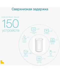 Купить Домашняя Mesh Wi-Fi система с поддержкой 4G+ TP-Link Deco X20-4G(1-pack) AX1800, изображение 9 в интернет-магазине Irkshop.ru