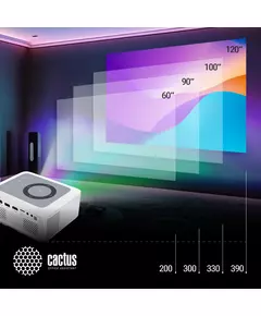 Купить Проектор Cactus CS-PRE.08WT.WXGA LCD, 1500Lm, LS 150Lm ANSI, 1280x720, 1000:1, 30000 ч, 1xUSB, 1xHDMI, 0.5кг, изображение 6 в интернет-магазине Irkshop.ru