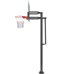 Баскетбол: Баскетбольная стойка стационарная UNIX line B-Stand-TG 54"x32" R45 H230-305 см фотографии