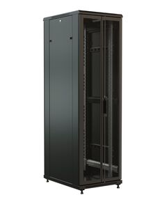 Купить Шкаф коммутационный напольный WRLINE WR-TT-2266-DD-RAL9004 22U 600x600мм пер.дв.перфор.2ств. задн.дв.перфор.2-хст. 2 бок.пан. направл.под винты 800кг черный 510мм 1166мм IP20 сталь, изображение 2 в интернет-магазине Irkshop.ru