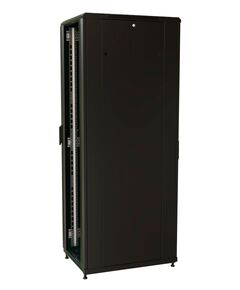 Купить Шкаф коммутационный напольный WRLINE WR-TT-2266-AS-RAL9004 22U 600x600мм пер.дв.стекл задн.дв.стал.лист 2 бок.пан. направл.под винты 800кг черный 510мм 1166мм IP20 сталь, изображение 2 в интернет-магазине Irkshop.ru