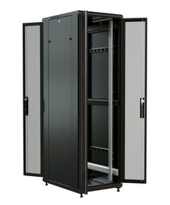 Купить Шкаф коммутационный напольный WRLINE WR-TT-2268-DD-RAL9004 22U 600x800мм пер.дв.перфор.2ств. задн.дв.перфор.2-хст. 2 бок.пан. 800кг черный 710мм 65.8кг 1166мм IP20 сталь, изображение 4 в интернет-магазине Irkshop.ru