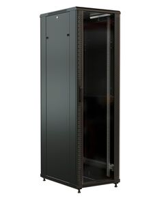 Купить Шкаф коммутационный напольный WRLINE WR-TT-2268-AS-RAL9004 22U 600x800мм пер.дв.стекл задн.дв.стал.лист 2 бок.пан. 800кг черный 710мм 1166мм IP20 сталь, изображение 4 в интернет-магазине Irkshop.ru