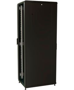 Купить Шкаф коммутационный напольный WRLINE WR-TT-2766-AS-RAL9004 27U 600x600мм пер.дв.стекл задн.дв.стал.лист 2 бок.пан. направл.под винты 800кг черный 510мм 1388мм IP20 сталь, изображение 6 в интернет-магазине Irkshop.ru