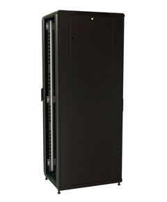 Купить Шкаф коммутационный напольный WRLINE WR-TT-4768-AS-RAL9004 47U 600x800мм пер.дв.стекл задн.дв.стал.лист 2 бок.пан. 800кг черный 710мм 2277мм IP20 сталь, изображение 6 в интернет-магазине Irkshop.ru