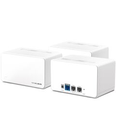 Купить Бесшовный Mesh роутер Mercusys Halo H90X(3-pack) AX6000 10/100/1000BASE-TX белый, изображение 2 в интернет-магазине Irkshop.ru