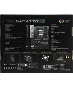 Купить Материнская плата Asus PROART B760-CREATOR LGA1700 Intel B760 4xDDR5 ATX AC97 8ch(7.1) 1 x 2.5Gigabit + Gigabit Ethernet RAID+HDMI+DP, изображение 18 в интернет-магазине Irkshop.ru