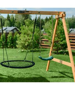 Детские спортивные комплексы: Детский игровой комплекс UNIX Kids 6 в 1 Dark Green фотографии