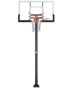 Баскетбол: Баскетбольная стойка стационарная UNIX line B-Stand-PC 54"x32" R45 H230-305 см фотографии