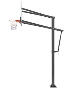 Баскетбол: Баскетбольная стойка стационарная UNIX line B-Stand-PC 72"x42" R45 H230-305 см фотографии