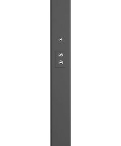 Баскетбол: Баскетбольная стойка стационарная UNIX line B-Stand-PC 72"x42" R45 H230-305 см фотографии