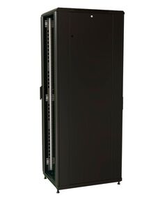 Купить Шкаф серверный  напольный WRLINE WR-TT-3261-AS-RAL9004 32U 600x1000мм пер.дв.стекл задн.дв.стал.лист 2 бок.пан. 800кг черный 910мм 101кг 1610мм IP20 сталь, изображение 3 в интернет-магазине Irkshop.ru