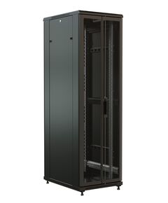 Купить Шкаф коммутационный напольный WRLINE WR-TT-4268-DD-RAL9004 42U 600x800мм пер.дв.перфор.2ств. задн.дв.перфор.2-хст. 2 бок.пан. направл.под винты 800кг черный 710мм 2055мм IP20 сталь в интернет-магазине Irkshop.ru