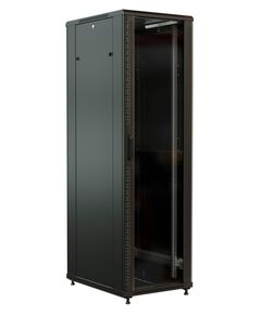 Купить Шкаф серверный напольный WRLINE WR-TT-4261-AS-RAL9004 42U 600x1000мм пер.дв.стекл задн.дв.стал.лист 2 бок.пан. 800кг черный 910мм 2055мм IP20 сталь в интернет-магазине Irkshop.ru