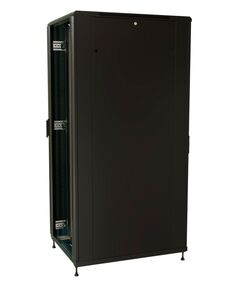 Купить Шкаф коммутационный напольный WRLINE WR-TT-4288-AS-RAL9004 42U 800x800мм пер.дв.стекл задн.дв.стал.лист 2 бок.пан. 800кг черный 710мм 2055мм IP20 сталь, изображение 2 в интернет-магазине Irkshop.ru