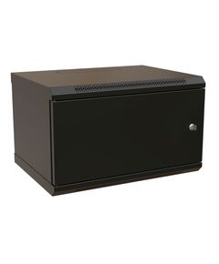 Купить Шкаф коммутационный настенный WRLINE WR-TW-0645-SR-RAL9004 6U 600x450мм пер.дв.металл 2 бок.пан. направл.под винты 60кг черный 350мм 367мм IP20 сталь в интернет-магазине Irkshop.ru