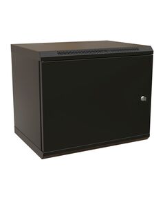 Купить Шкаф коммутационный  настенный WRLINE WR-TW-1266-SR-RAL9004 12U 600x600мм пер.дв.металл 2 бок.пан. направл.под винты 60кг черный 520мм 650мм IP20 сталь, изображение 3 в интернет-магазине Irkshop.ru