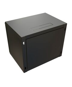 Купить Шкаф коммутационный  настенный WRLINE WR-TW-1545-GP-RAL9004 15U 600x450мм пер.дв.стекл 2 бок.пан. направл.под винты 60кг черный 370мм 775мм IP20 сталь в интернет-магазине Irkshop.ru