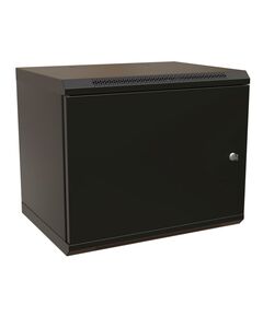 Купить Шкаф коммутационный настенный WRLINE WR-TW-1545-SR-RAL9004 15U 600x450мм пер.дв.металл 2 бок.пан. направл.под винты 60кг черный 370мм 775мм IP20 сталь, изображение 2 в интернет-магазине Irkshop.ru