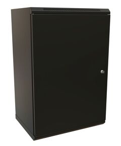 Купить Шкаф коммутационный настенный WRLINE WR-TW-2245-SR-RAL9004 22U 600x450мм пер.дв.металл 2 бок.пан. направл.под винты 60кг черный 370мм 1086мм IP20 сталь в интернет-магазине Irkshop.ru