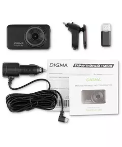 Купить Видеорегистратор Digma FreeDrive 580 4Mpix 1296x2304 1296p 140гр. GP2178 черный [FD580], изображение 15 в интернет-магазине Irkshop.ru