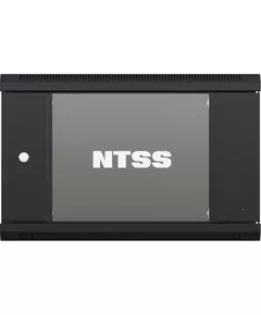 Купить Шкаф коммутационный  настенный NTSS NTSS-W6U6045GS-BL 6U 570x450мм пер.дв.стекл 60кг черный 350мм 18кг 220град. 370мм IP20 сталь, изображение 3 в интернет-магазине Irkshop.ru