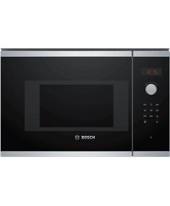 Купить Встраиваемая микроволновая печь BOSCH BFL523MS0 20л. 800Вт нержавеющая сталь/черный, изображение 4 в интернет-магазине Irkshop.ru