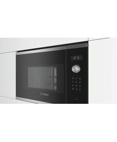 Купить Встраиваемая микроволновая печь BOSCH BEL554MS0 25л. 900Вт черный/нержавеющая сталь, изображение 3 в интернет-магазине Irkshop.ru