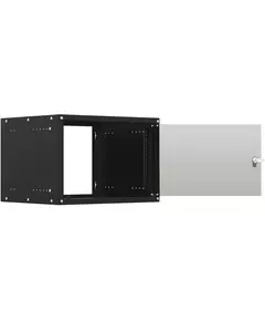 Купить Шкаф коммутационный Lime настенный NTSS NTSS-WL9U5545GS-BL 9U 550x450мм пер.дв.стекл несъемн.бок.пан. 30кг черный 370мм 12кг 110град. 500мм IP20 сталь, изображение 3 в интернет-магазине Irkshop.ru