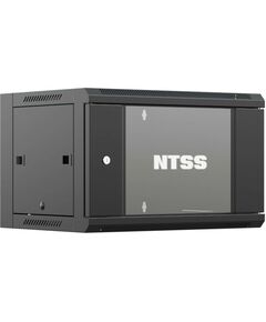 Купить Шкаф коммутационный настенный NTSS NTSS-W6U6060GS-BL 6U 570x600мм пер.дв.стекл 60кг черный 19.5кг в интернет-магазине Irkshop.ru