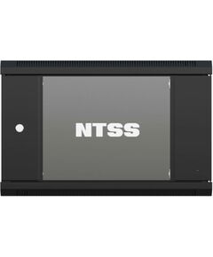 Купить Шкаф коммутационный настенный NTSS NTSS-W6U6060GS-BL 6U 570x600мм пер.дв.стекл 60кг черный 19.5кг, изображение 2 в интернет-магазине Irkshop.ru