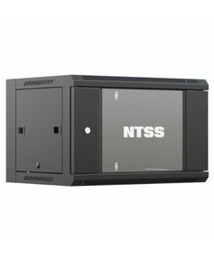 Купить Шкаф коммутационный настенный NTSS NTSS-W9U6060GS-BL 9U 570x600мм пер.дв.стекл 60кг черный 22кг в интернет-магазине Irkshop.ru