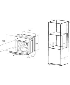 Купить Духовой шкаф MAUNFELD EOEM.589B2 черный, изображение 2 в интернет-магазине Irkshop.ru