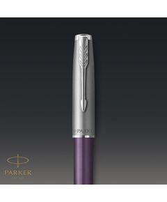 Купить Ручка перьевая Parker Sonnet Essentials SB F545 LaqViolet CT F [CW2169366], изображение 8 в интернет-магазине Irkshop.ru