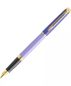 Купить Ручка перьевая Waterman Hemisphere Colour Blocking Purple GT сталь нержавеющая/позолота [2179900] в интернет-магазине Irkshop.ru