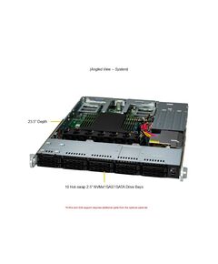 Купить Сервер SuperMicro CloudDC A+ Server 1U 1115CS-TNR 1xGenoa 9334/ 2x64Gb/ 1xD3 S4520 480GB SATA/ 2x10GbE 2x10GbSFP+/ 2nd config [AS -1115CS-TNR.], изображение 2 в интернет-магазине Irkshop.ru