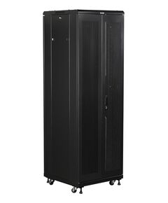 Купить Шкаф коммутационный напольный Lanmaster TWT-CBB-27U-6X6-G1 27U 600x600мм пер.дв.стекл задн.дв.спл.стал.лист 2-хст. 2 бок.пан. 800кг черный IP20, изображение 4 в интернет-магазине Irkshop.ru